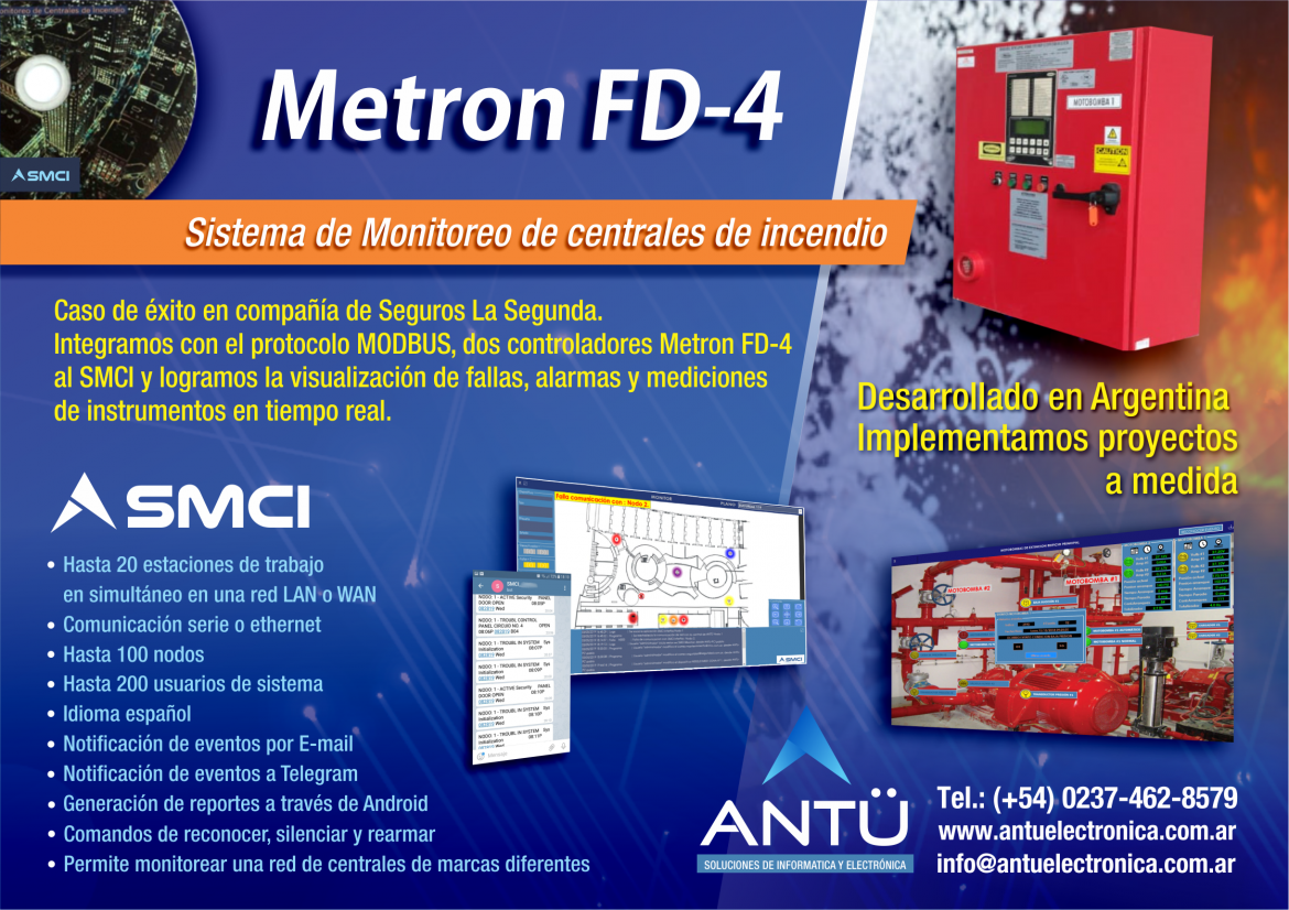 Flyer Metron FD4 antu electronica
